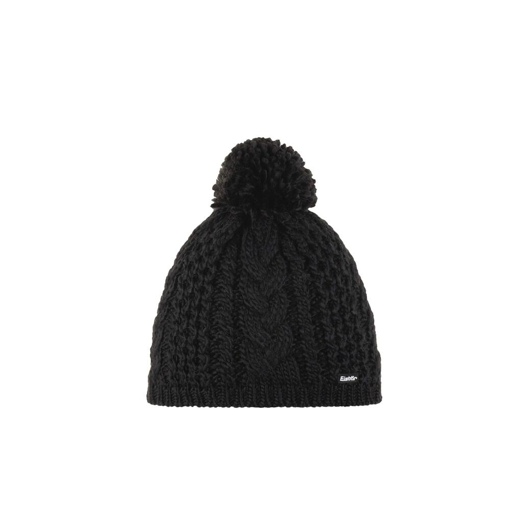 3822 Standard Bobble hat, Black, no Size